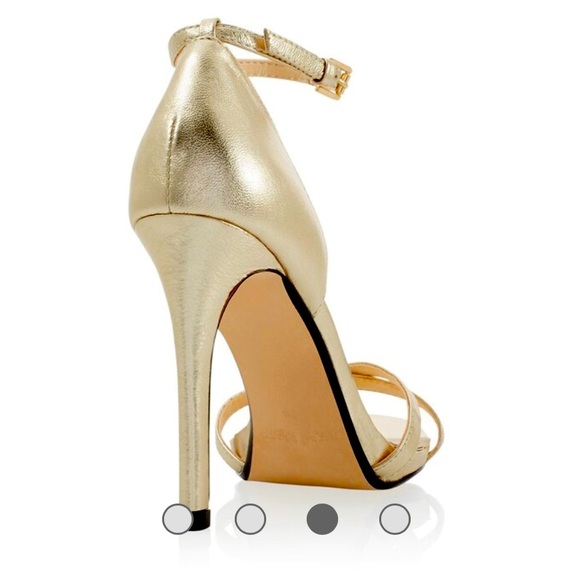 White House Black Market Gold High Heels - Picture 3 of 10